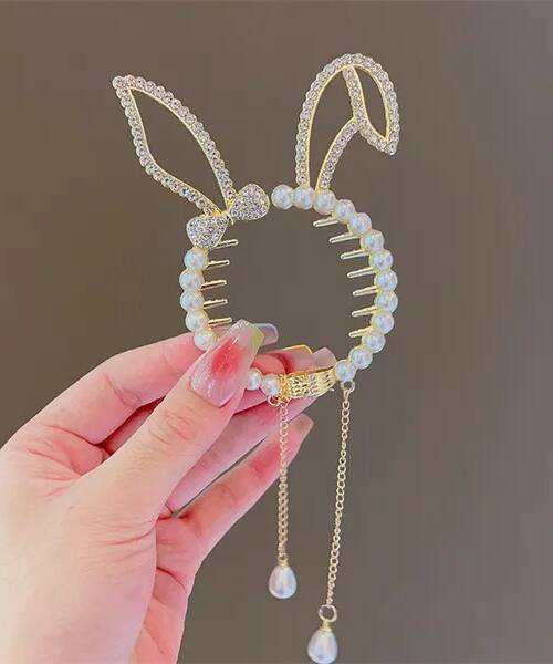 Children's Hair Clip Pearl Tassel hair accessory