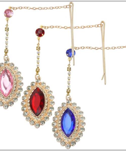 The Colorful Sparkling Rhinestone Forehead Pendant Hair Chain!