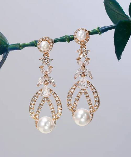 Vintage-inspired CZ dangle earrings: A Must-Have Wholesale Accessory